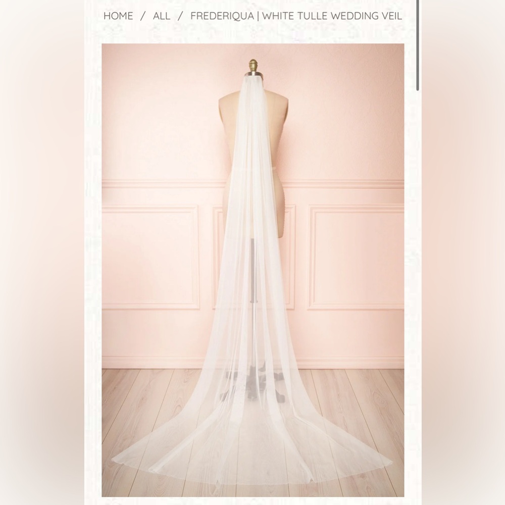 White Tulle Veil
